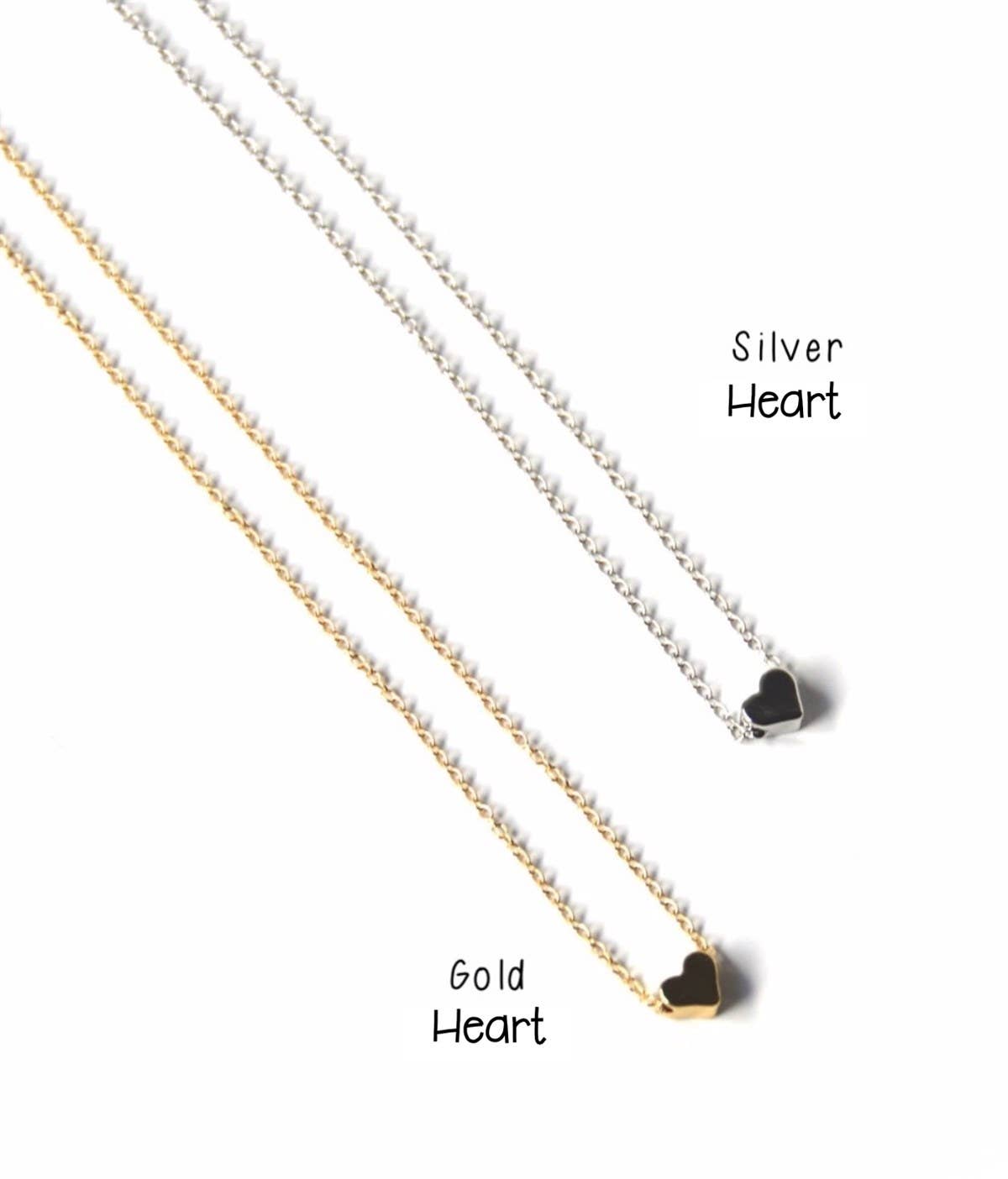 Thank You Heart Necklace Gift