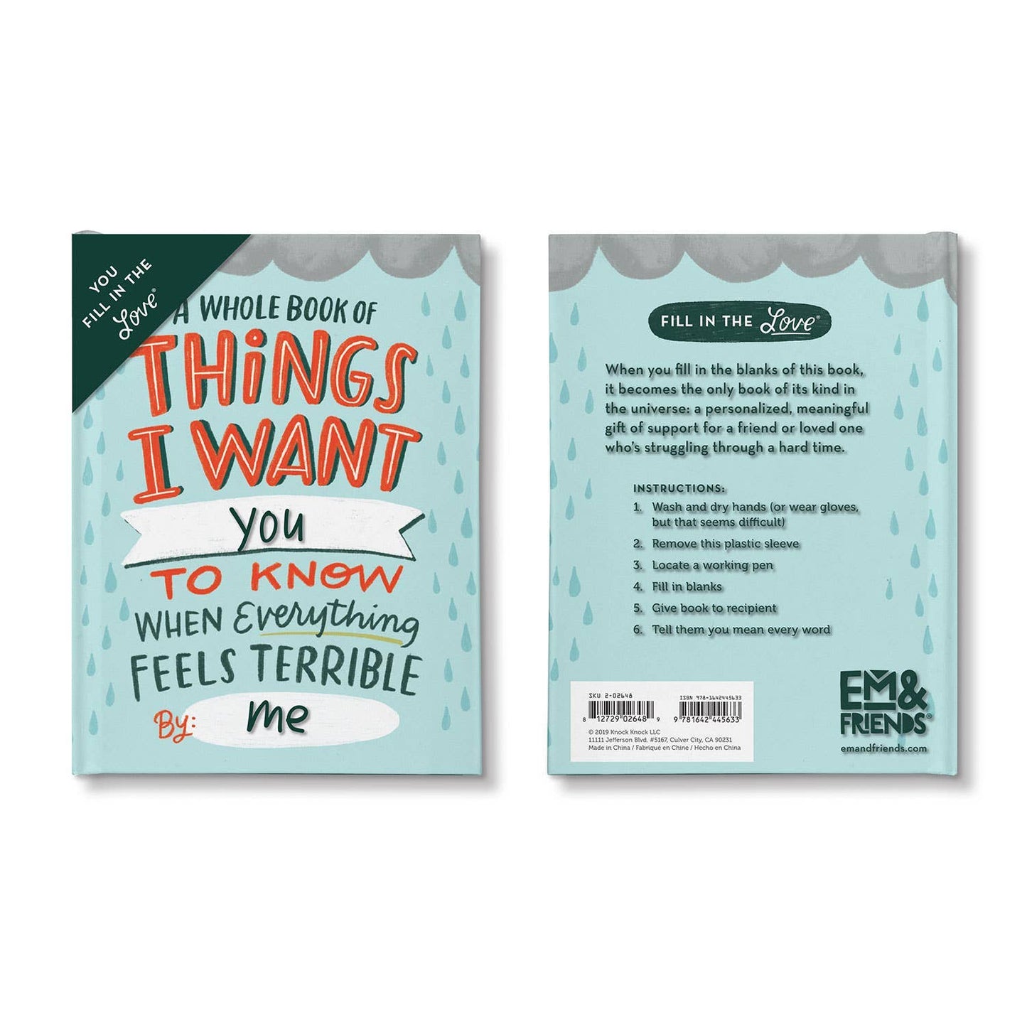 Feels Terrible Fill in the Love® Journal