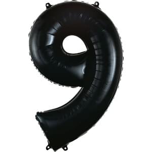 #9 Black 34" Mylar