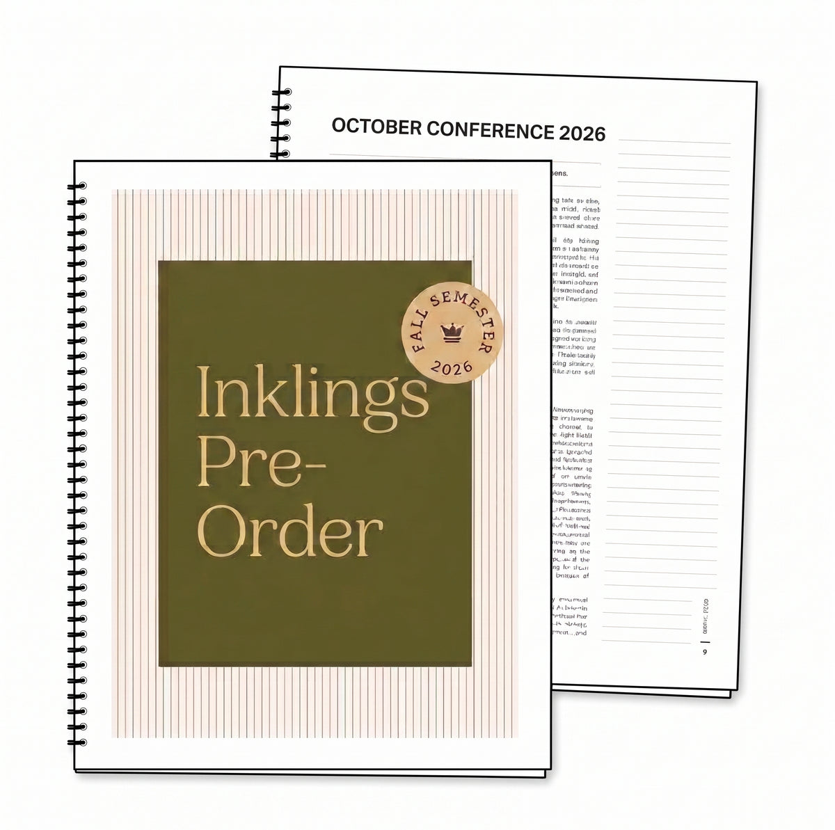 October 2026 GNB Inklings General Conference Study Workbook | PRE-ORDER