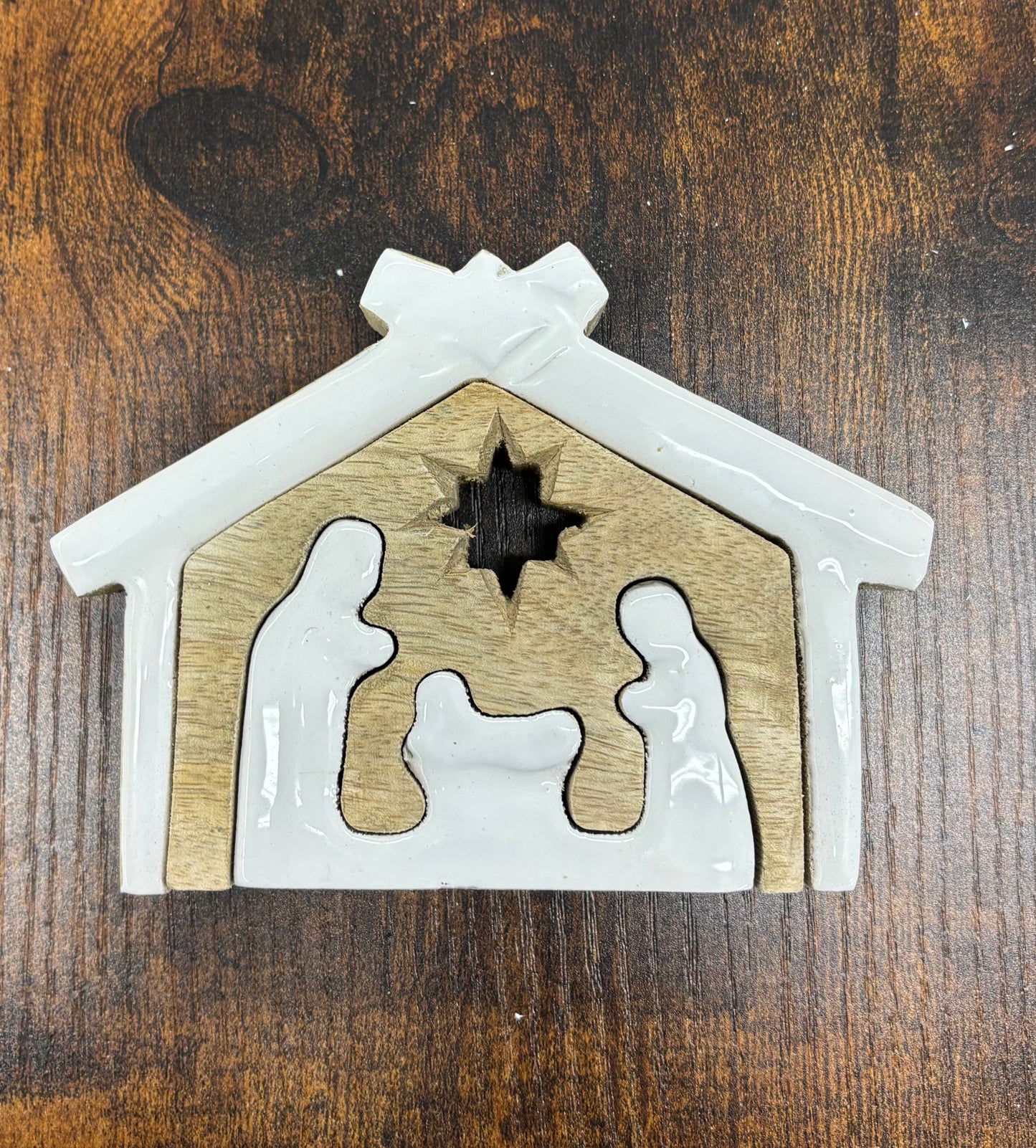 Wooden Nativity Scene- Large
