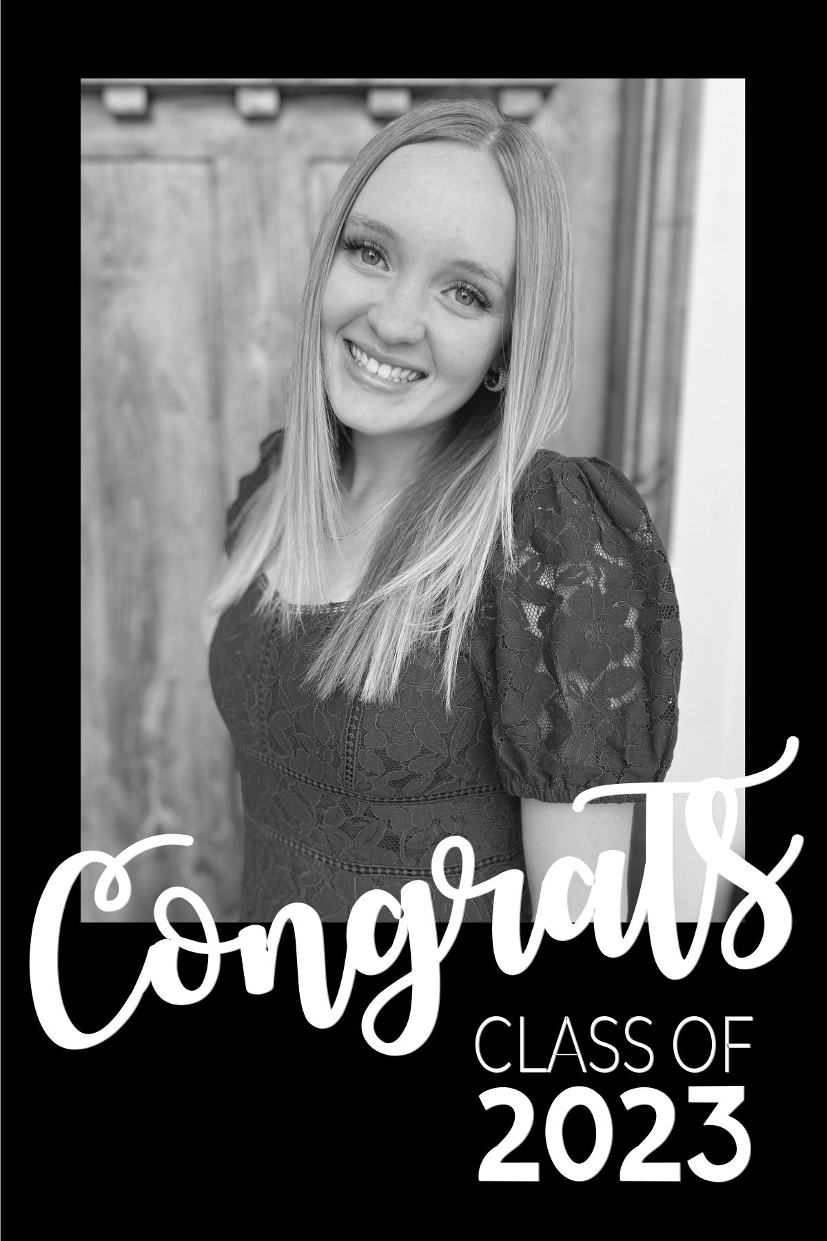 Graduation Banner - Vertical - 2x3 - Oaklee