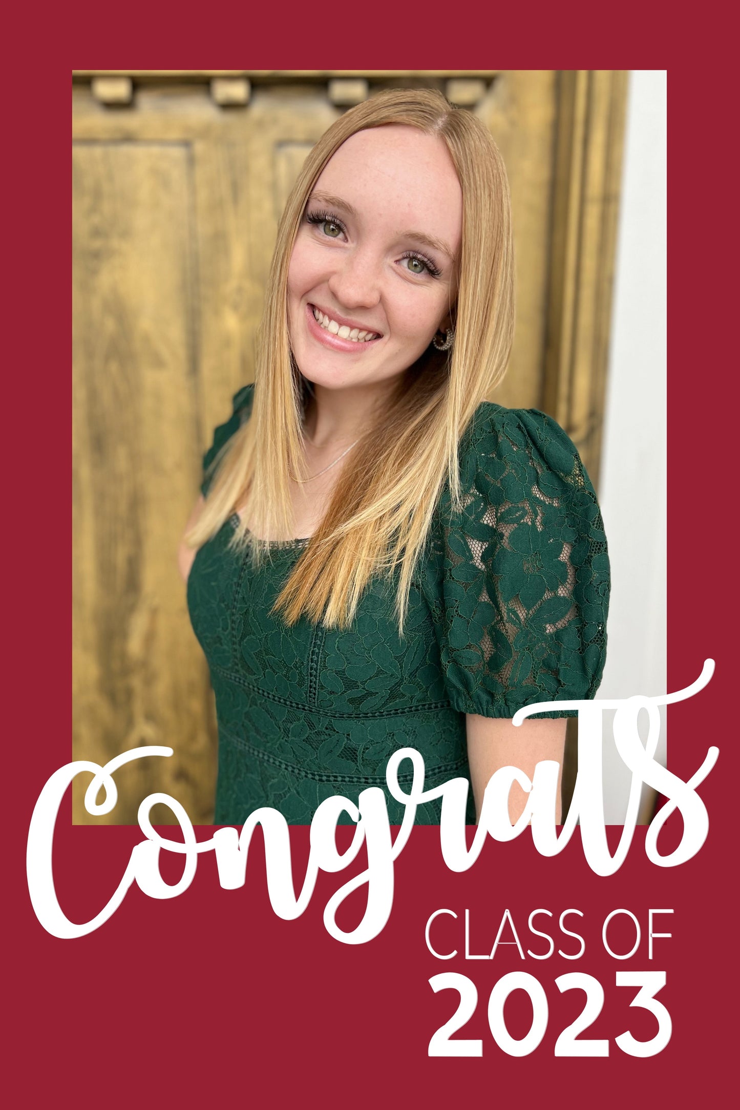 Graduation Banner - Vertical - 2x3 - Oaklee