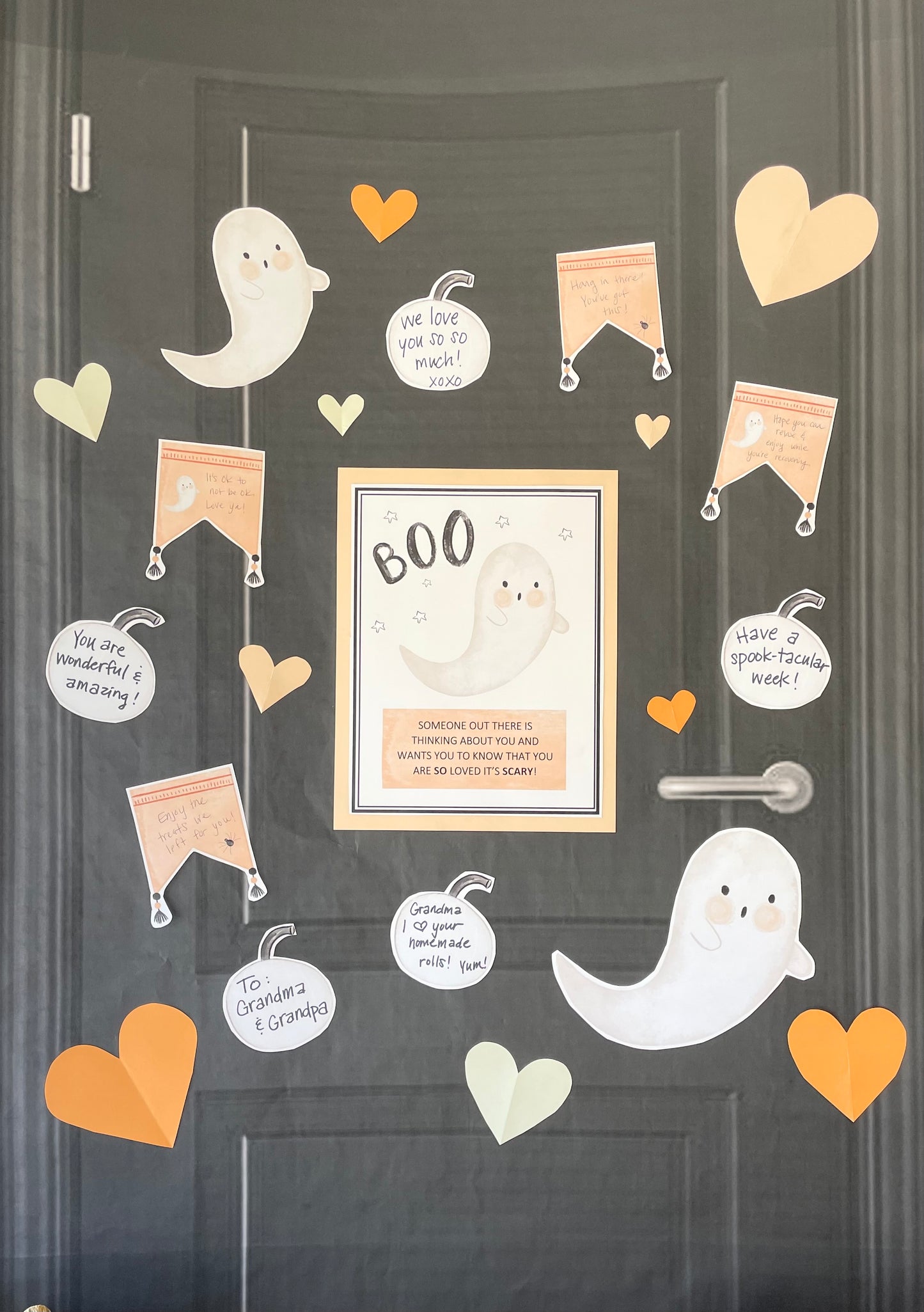Halloween Boo Door Decorating Kit