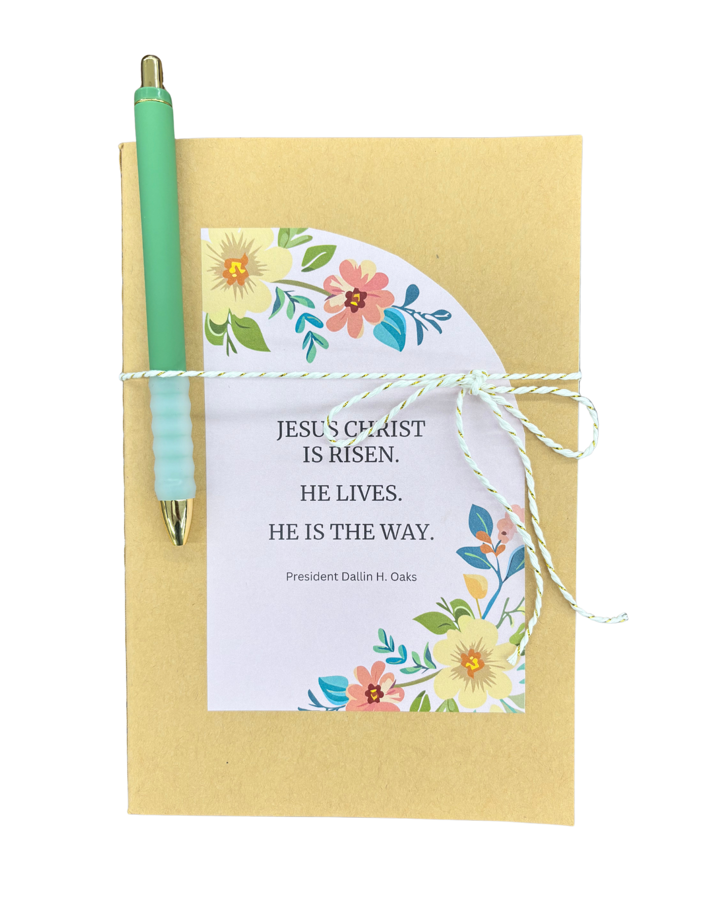 He Lives Notebook - April 2026 Ministering Gift