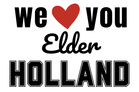Missionary Banner - We Love You Elder/Sister