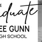 Graduation Banner - Horizontal - 2x5 - Karlee