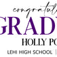 Graduation Banner - Horizontal - 2x6 - Holly