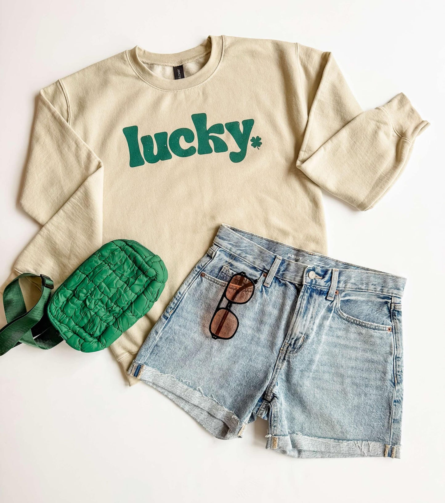 Lucky Crewneck Sweatshirt, Lucky Sweatshirt, St Patricks Day