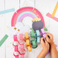 Rainbow Paper Chain Project