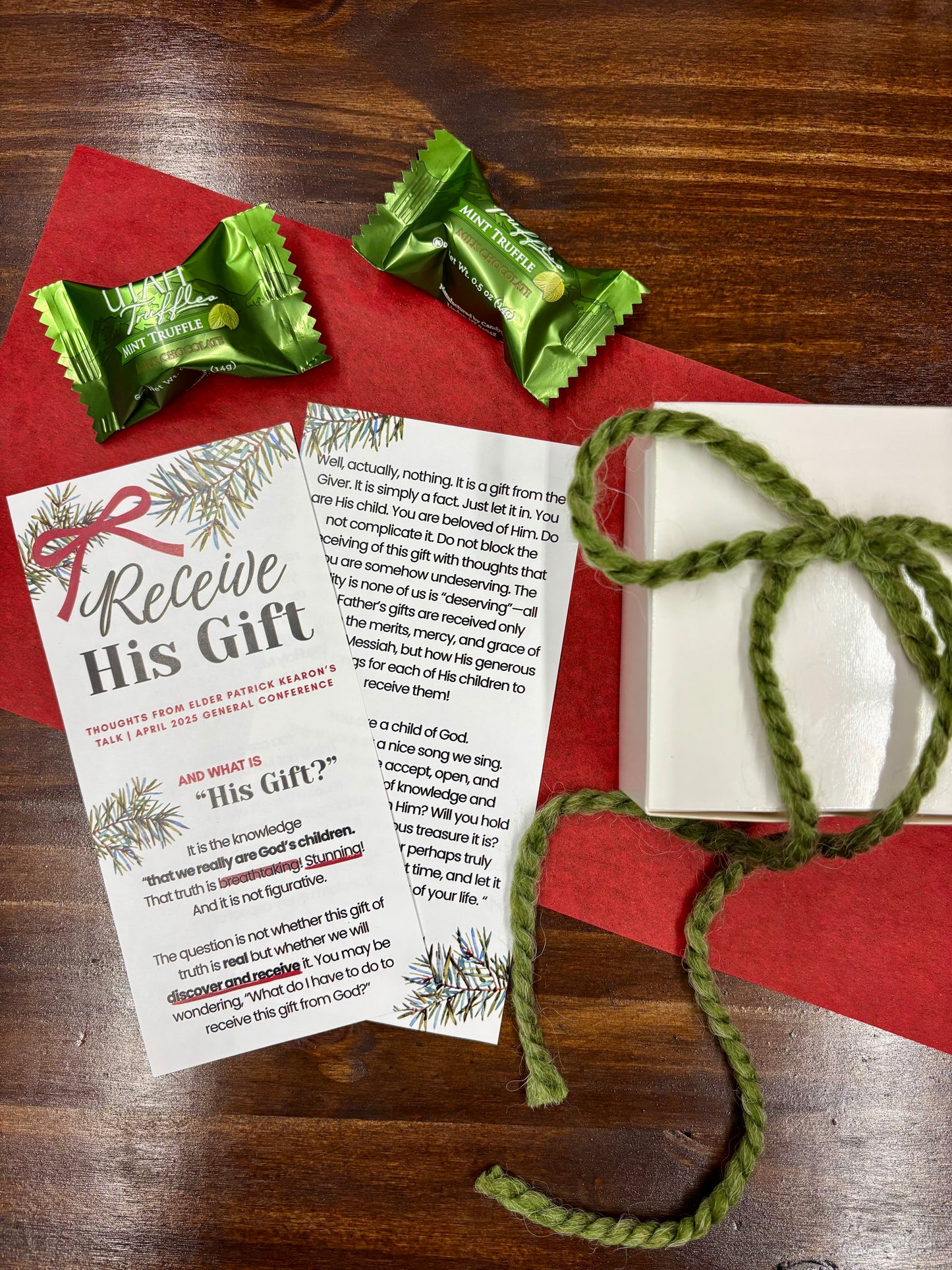 Receive His Gift - December 2025 Ministering Gift