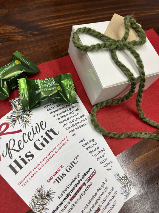 Receive His Gift - December 2025 Ministering Gift