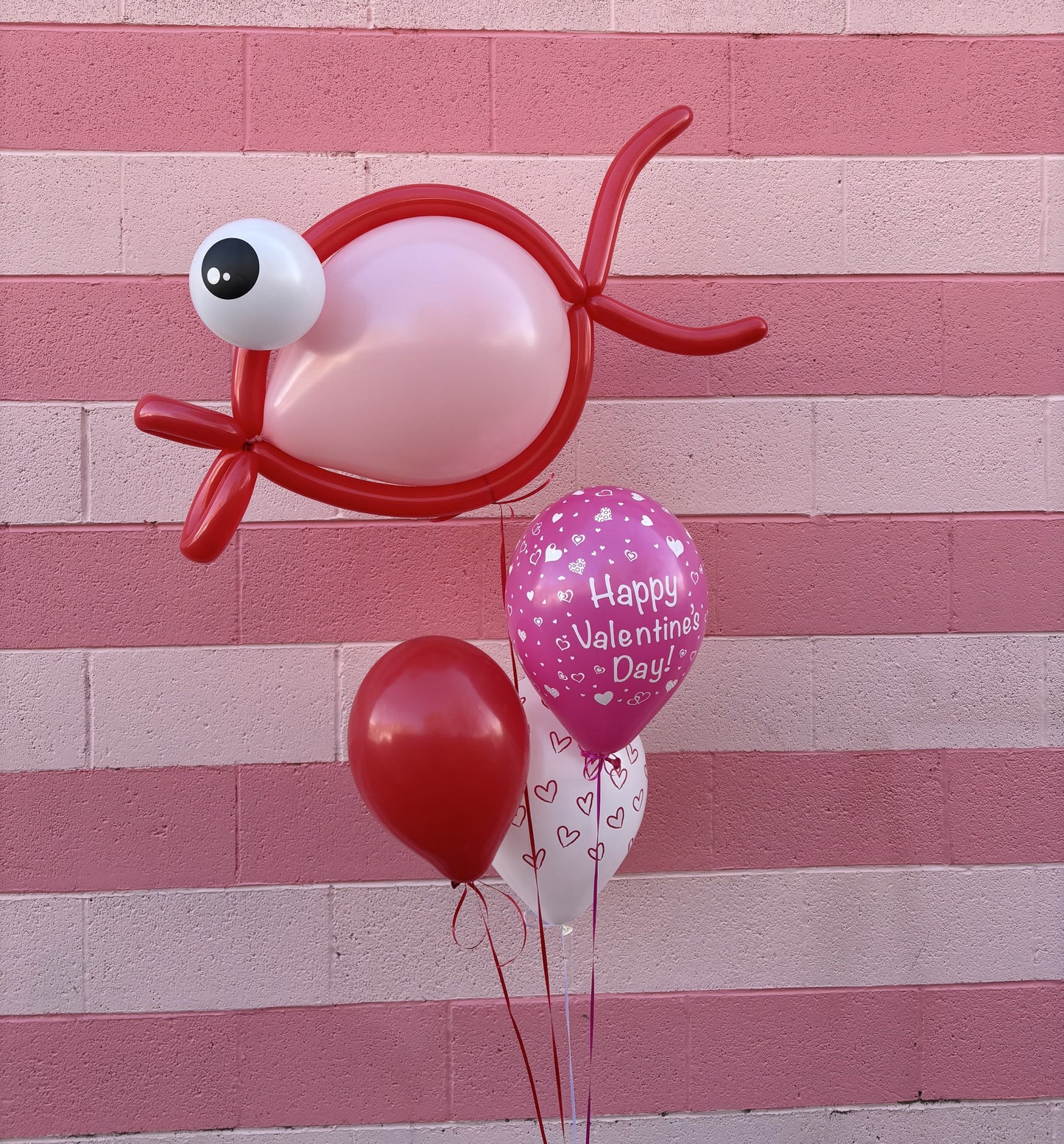 A Valentine Balloon Bouquet - Little Fishy