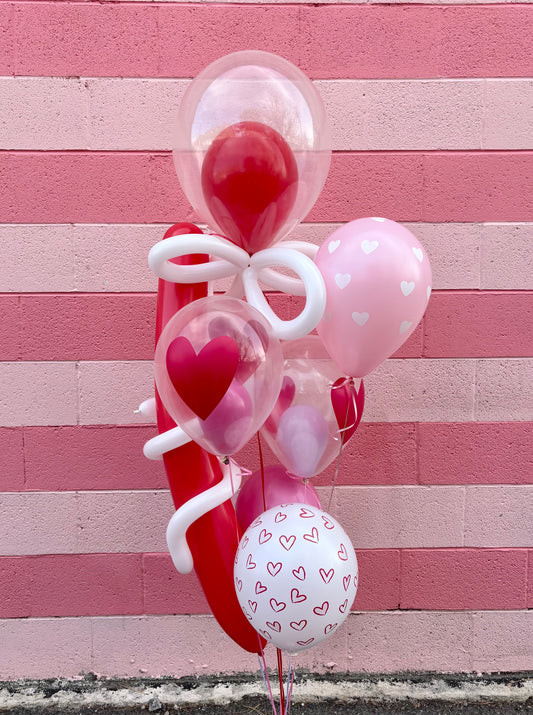 A Valentine Balloon Bouquet - The Pioneer