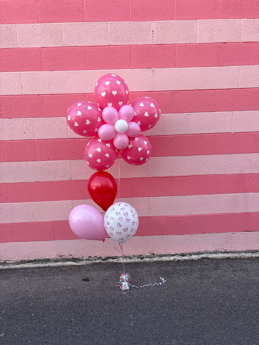 A Valentine Balloon Bouquet - In Bloom