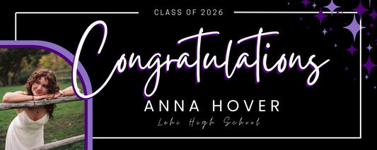 Anna Graduation Banner - Horizontal - 2x5