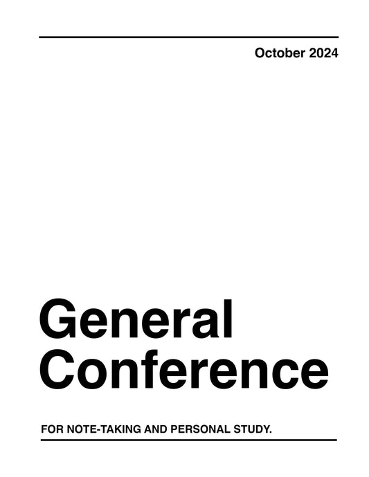 GNB General Conference Study Workbook - October 2024