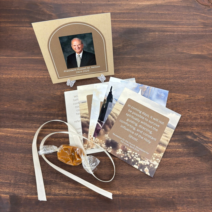 President Nelson Quote Cards with Display (October 2025 Ministering Gift)