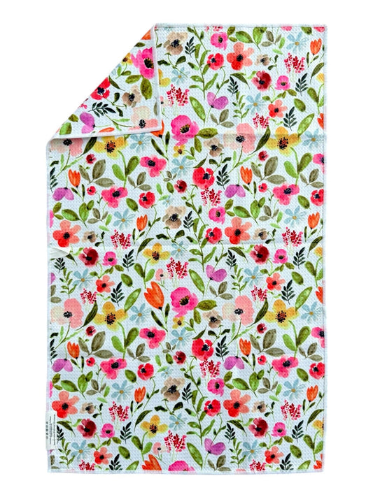 Petal Lane: Double-Sided Hand Towel
