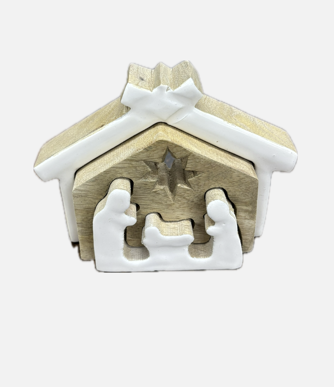 Wooden Nativity Scene- Small