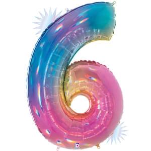 #6 Rainbow 34" Mylar