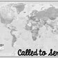 Missionary Banner - Called to Serve World Map