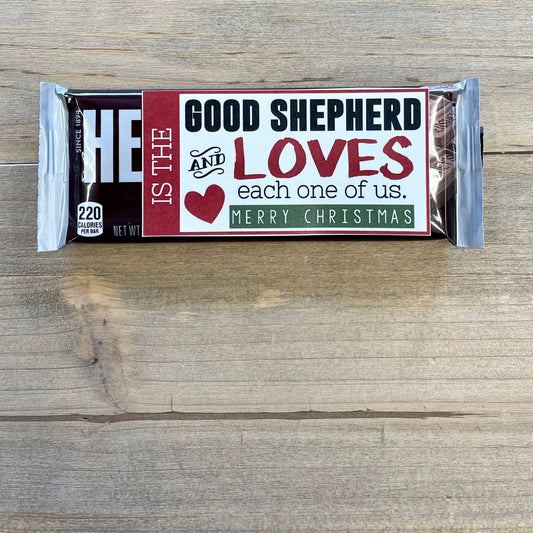 Christmas Gift - Hershey Bar Good Shepherd