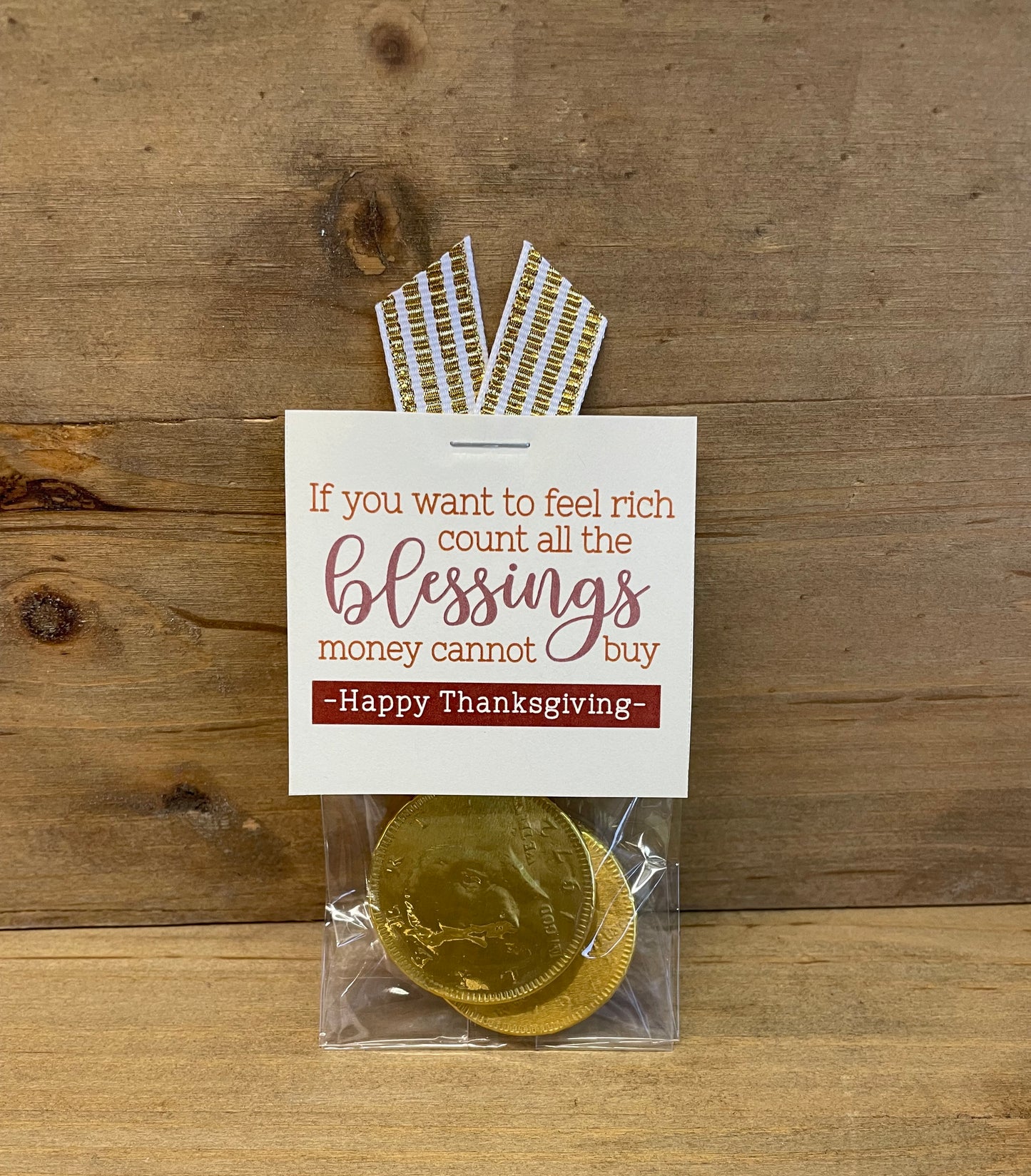 Thanksgiving Favor  - Blessings