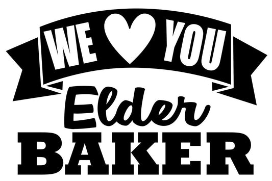 Missionary Banner - We Love You Elder/Sister